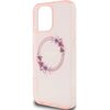 Etui GUESS IML Flowers Wreath MagSafe do Apple iPhone 16 Pro Różowy Typ Etui magnetyczne