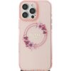 Etui GUESS IML Flowers Wreath MagSafe do Apple iPhone 16 Pro Różowy Seria telefonu iPhone