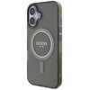 Etui GUESS IML Glitter Circle MagSafe do Apple iPhone 16 Czarny Seria telefonu iPhone
