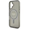 Etui GUESS IML Glitter Circle MagSafe do Apple iPhone 16 Czarny Typ Etui nakładka