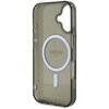 Etui GUESS IML Glitter Circle MagSafe do Apple iPhone 16 Czarny Gwarancja 24 miesiące