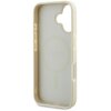 Etui GUESS Grained Ring MagSafe do Apple iPhone 16 Beżowy Gwarancja 24 miesiące