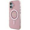 Etui GUESS IML Rhinestones MagSafe do Apple iPhone 16 Różowy Seria telefonu iPhone