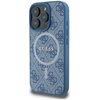 Etui GUESS 4G Ring Classic Logo MagSafe do Apple iPhone 16 Pro Niebieski Seria telefonu iPhone