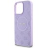 Etui GUESS Saffiano Peony Classic Logo MagSafe do Apple iPhone 16 Pro Max Fioletowy Typ Etui nakładka
