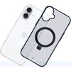 Etui 3MK Smoke Case Mag & Stand do Apple iPhone 16 Czarny Seria telefonu iPhone