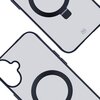 Etui 3MK Smoke Case Mag & Stand do Apple iPhone 16 Czarny Etui z powerbankiem Nie