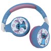 Słuchawki nauszne LEXIBOOK Disney Stitch 2 w 1 Niebieski Transmisja bezprzewodowa Bluetooth
