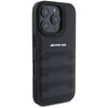 Etui AMG Leather Debossed Lines Black Logo do Apple iPhone 16 Pro Max Czarny Kompatybilność Apple iPhone 16 Pro Max