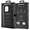 Etui AMG Leather Debossed Lines Black Logo do Apple iPhone 16 Pro Max Czarny Marka telefonu Apple