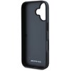 Etui AMG Leather Debossed Lines Black Logo do Apple iPhone 16 Czarny Gwarancja 24 miesiące
