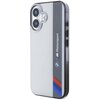 Etui BMW Motosport IML Vertical Stripe do Apple iPhone 16 Szary Seria telefonu iPhone