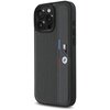 Etui BMW M Perforated Tricolor Detail Line do Apple iPhone 16 Pro Max Antracyt Seria telefonu iPhone
