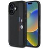 Etui BMW M Perforated Tricolor Detail Line do Apple iPhone 16 Czarny