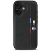 Etui BMW M Perforated Tricolor Detail Line do Apple iPhone 16 Czarny Model telefonu iPhone 16