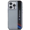 Etui BMW Motosport IML Vertical Stripe do Apple iPhone 16 Pro Szary Gwarancja 24 miesiące