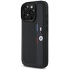 Etui BMW M Perforated Tricolor Detail Line do Apple iPhone 16 Pro Czarny Seria telefonu iPhone