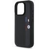 Etui BMW M Perforated Tricolor Detail Line do Apple iPhone 16 Pro Czarny Typ Etui nakładka
