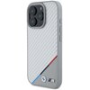 Etui BMW M Carbon Tricolor Line MagSafe do Apple iPhone 16 Pro Szary Seria telefonu iPhone
