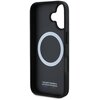Etui BMW M Perforated Tricolor Line MagSafe do Apple iPhone 16 Czarny Gwarancja 24 miesiące