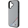 Etui BMW M Perforated Tricolor Line MagSafe do Apple iPhone 16 Szary Typ Etui nakładka