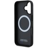 Etui BMW M Perforated Tricolor Line MagSafe do Apple iPhone 16 Szary Gwarancja 24 miesiące