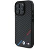 Etui BMW M Carbon Tricolor Line MagSafe do Apple iPhone 16 Pro Max Czarny Seria telefonu iPhone