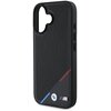 Etui BMW M Perforated Tricolor Line MagSafe do Apple iPhone 16 Plus Czarny Typ Etui nakładka