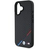 Etui BMW M Carbon Tricolor Line MagSafe do Apple iPhone 16 Czarny Typ Etui nakładka