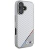 Etui BMW M Carbon Tricolor Line MagSafe do Apple iPhone 16 Szary Kompatybilność Apple iPhone 16