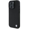 Etui BMW Sign Leather Diamond Metal Logo MagSafe do Apple iPhone 16 Pro Max Czarny Seria telefonu iPhone