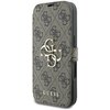 Etui GUESS 4G Metal Logo do Apple iPhone 16 Plus Brązowy