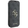Etui GUESS 4G Metal Logo do Apple iPhone 16 Czarny Model telefonu iPhone 16