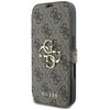 Etui GUESS 4G Metal Logo do Apple iPhone 16 Pro Max Brązowy