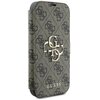 Etui GUESS 4G Metal Logo do Apple iPhone 16 Pro Max Brązowy Model telefonu iPhone 16 Pro Max