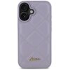 Etui GUESS Quilted Metal Logo do Apple iPhone 16 Jasnofioletowy Model telefonu iPhone 16