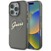 Etui GUESS IML Heart do Apple iPhone 16 Pro Max Czarny