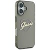 Etui GUESS IML Heart do Apple iPhone 16 Plus Czarny Kompatybilność Apple iPhone 16 Plus