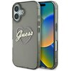 Etui GUESS IML Heart do Apple iPhone 16 Czarny