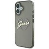 Etui GUESS IML Heart do Apple iPhone 16 Czarny Seria telefonu iPhone
