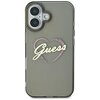 Etui GUESS IML Heart do Apple iPhone 16 Czarny Model telefonu iPhone 16