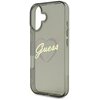Etui GUESS IML Heart do Apple iPhone 16 Czarny Typ Etui nakładka