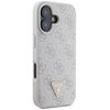 Etui GUESS Leather Metal Logo Strass Crossbody do Apple iPhone 16 Różowy Kompatybilność Apple iPhone 16