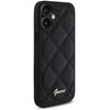Etui GUESS Quilted Metal Logo do Apple iPhone 16 Czarny Kompatybilność Apple iPhone 16