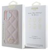 Etui GUESS Quiled Metal Logo do Apple iPhone 16 Różowy Marka telefonu Apple