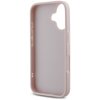 Etui GUESS Quiled Metal Logo do Apple iPhone 16 Różowy Gwarancja 24 miesiące
