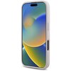 Etui GUESS Quiled Metal Logo do Apple iPhone 16 Różowy Dominujący kolor Różowy