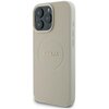 Etui GUESS Grained Ring MagSafe do Apple iPhone 16 Pro Beżowy Seria telefonu iPhone