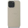 Etui GUESS Grained Ring MagSafe do Apple iPhone 16 Pro Beżowy Model telefonu iPhone 16 Pro