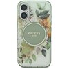 Etui GUESS IML Flower & Tonal Circle MagSafe do Apple iPhone 16 Zielony Model telefonu iPhone 16